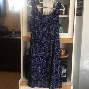 Purple semiformal dress